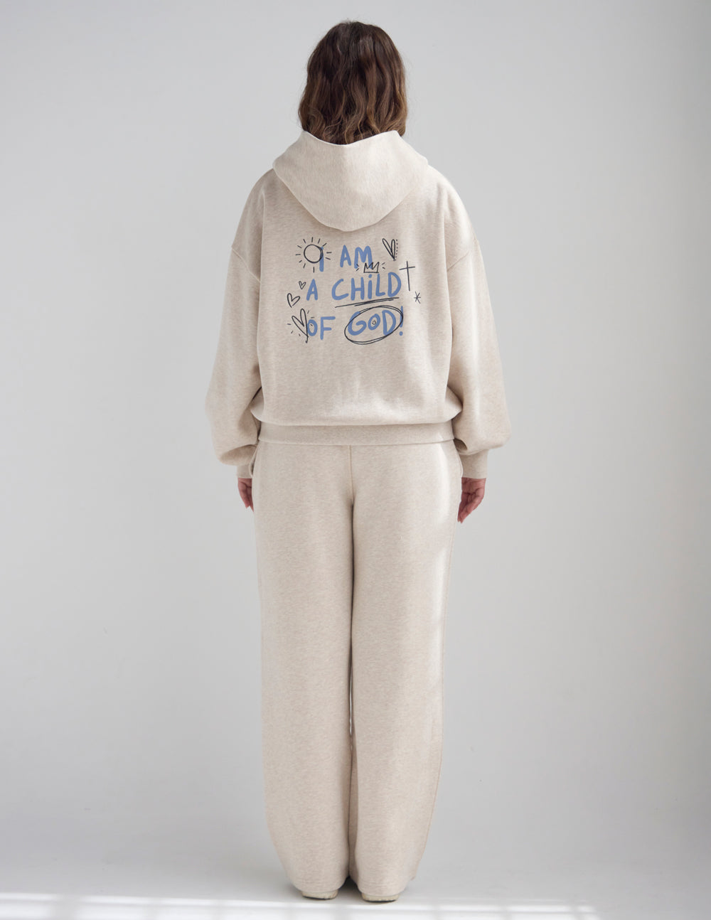 Elevated Faith Child of God Eggshell Full-Zip Hoodie - AVBL MRKT (4)