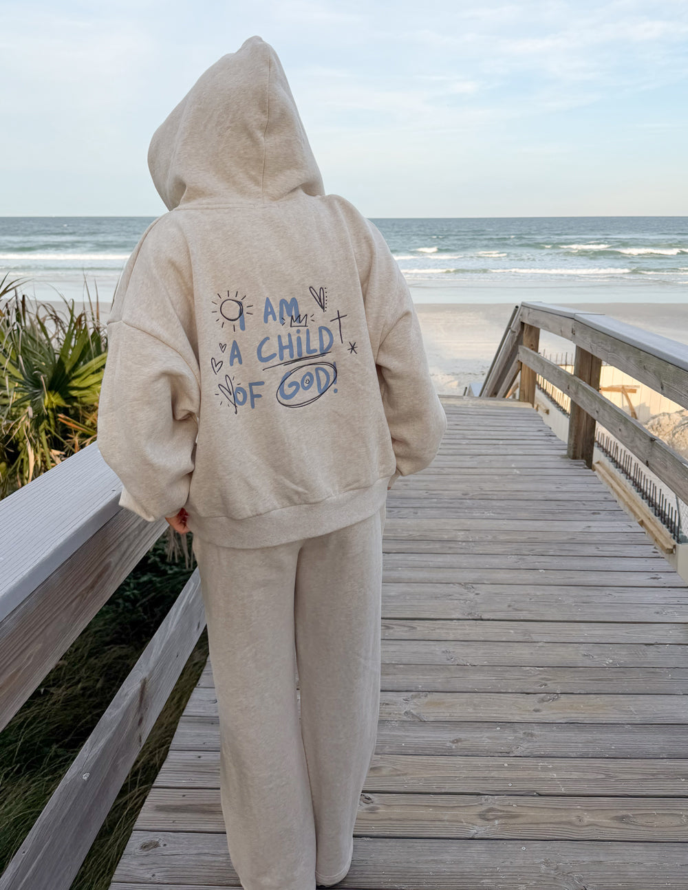 Elevated Faith Child of God Eggshell Full-Zip Hoodie - AVBL MRKT (7)