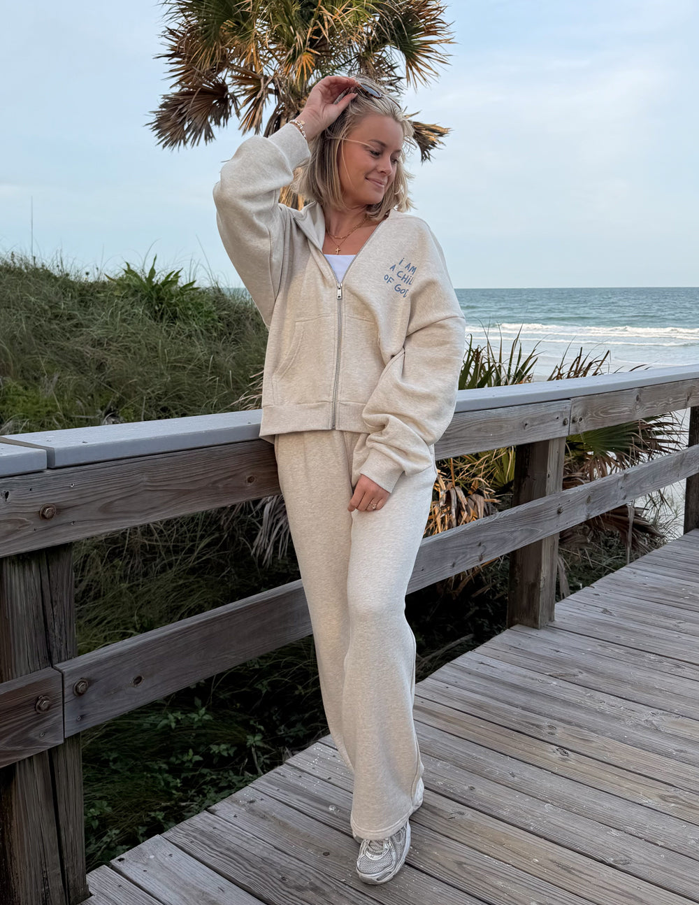 Elevated Faith Child of God Eggshell Full-Zip Hoodie - AVBL MRKT (8)