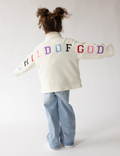 Elevated Faith Child of God Fleece Kids Pullover - AVBL MRKT (1)