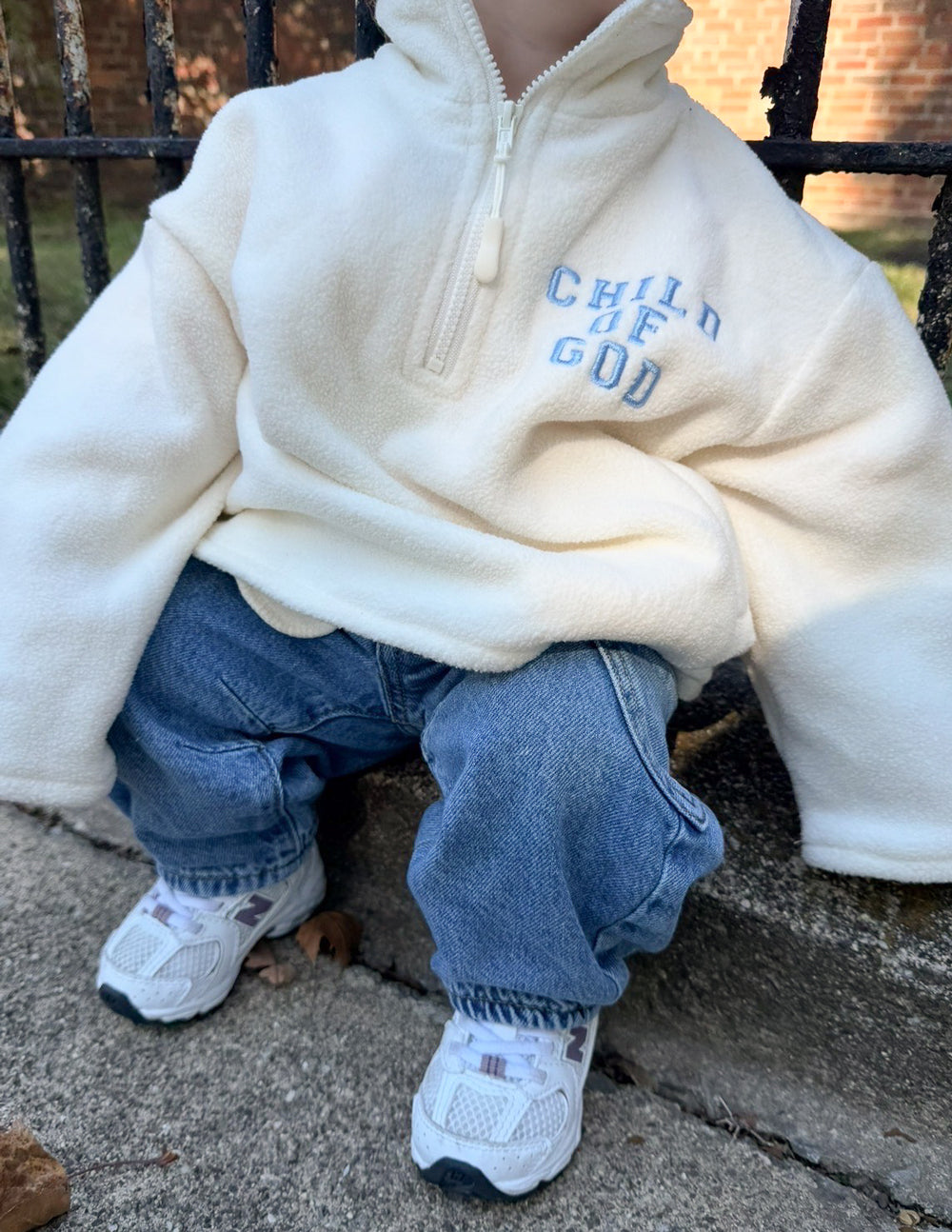 Elevated Faith Child of God Fleece Kids Pullover - AVBL MRKT (11)