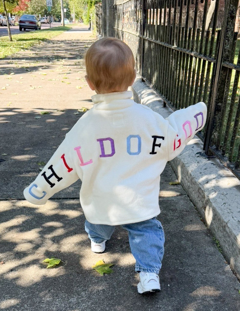 Elevated Faith Child of God Fleece Kids Pullover - AVBL MRKT (12)