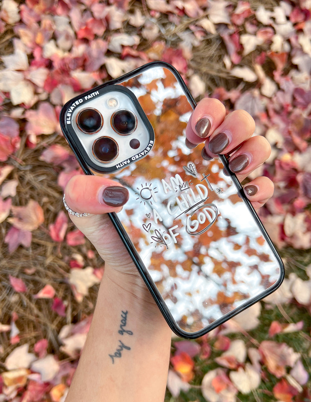 Elevated Faith Child of God Mirror Phone Case - AVBL MRKT (4)