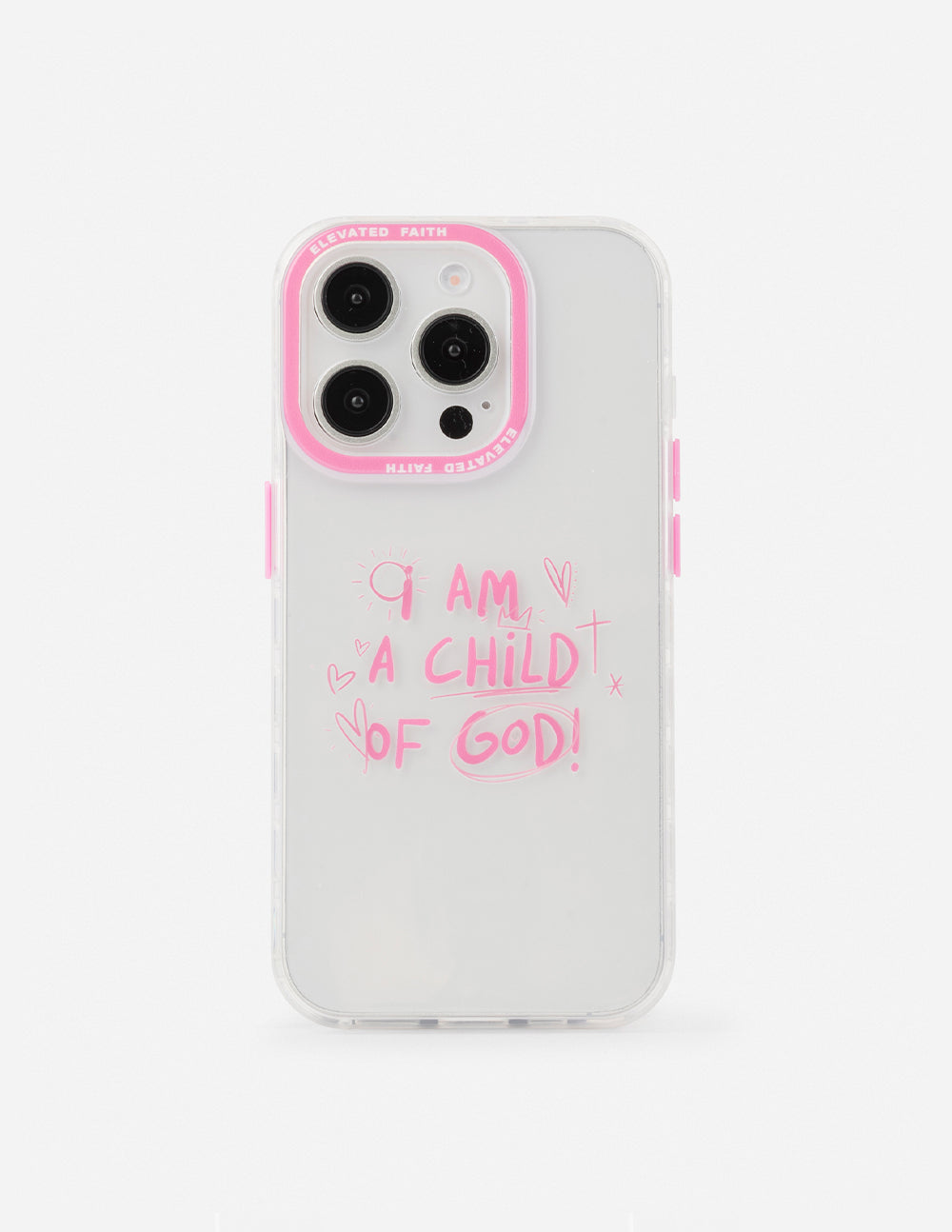 Elevated Faith Child of God Pink Phone Case - AVBL MRKT (1)