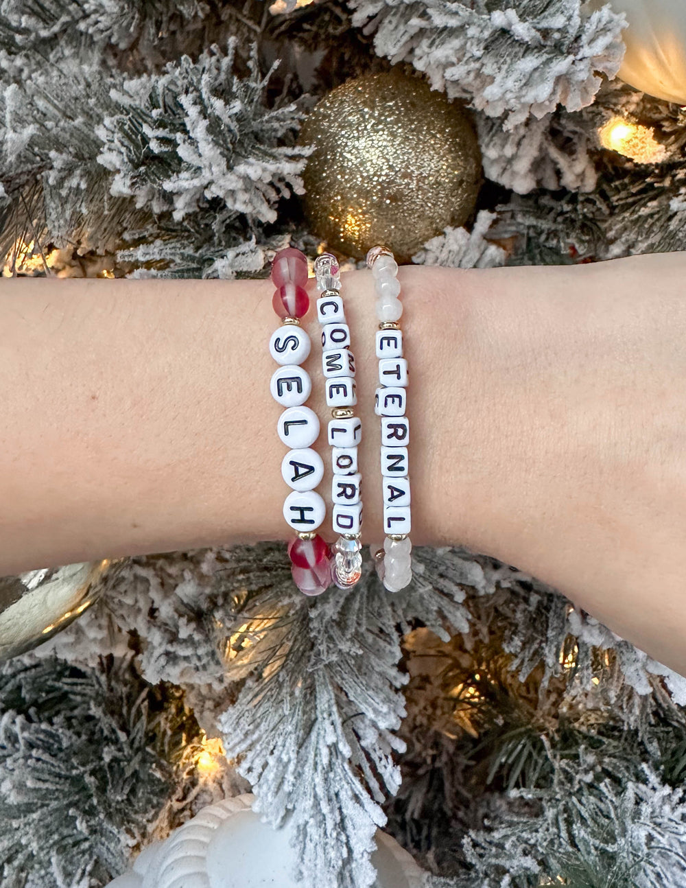 Elevated Faith Come Lord Letter Bracelet - AVBL MRKT (3)