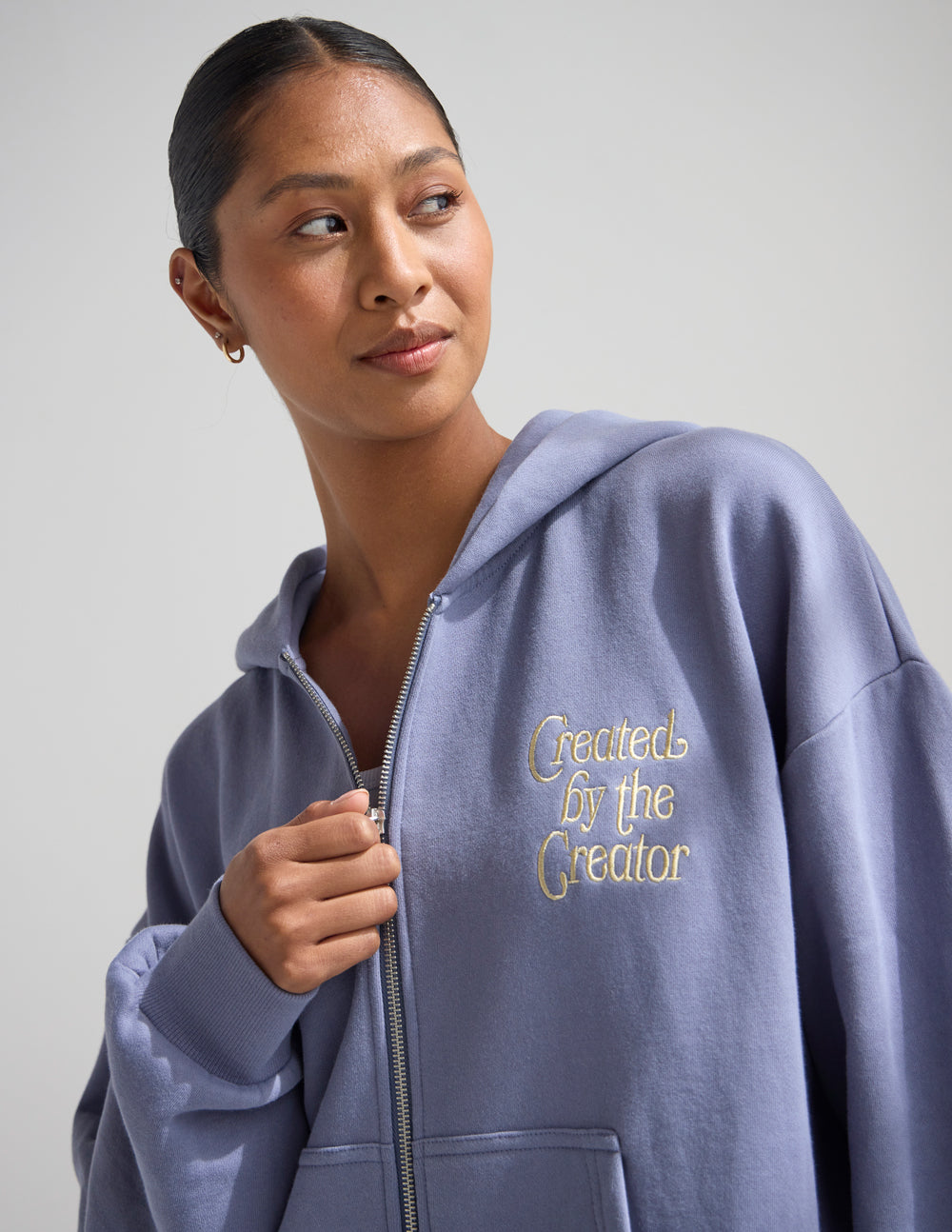 Elevated Faith Created by the Creator Plum Full-Zip Hoodie - AVBL MRKT (3)