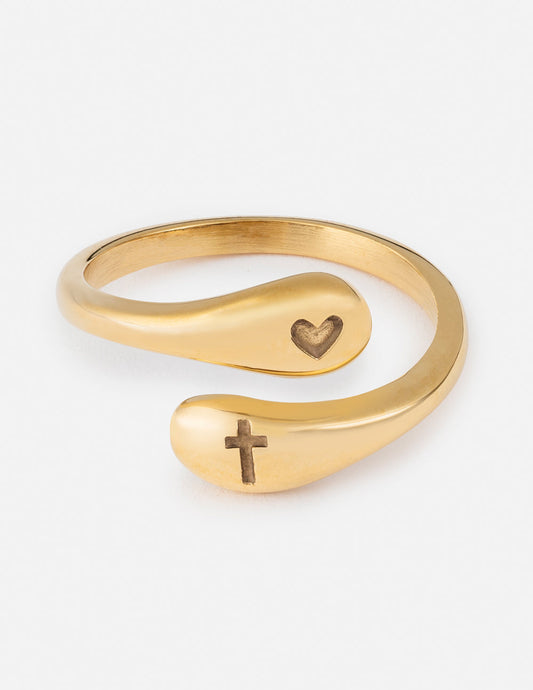 Elevated Faith Cross Equals Love Ring - AVBL MRKT (1)