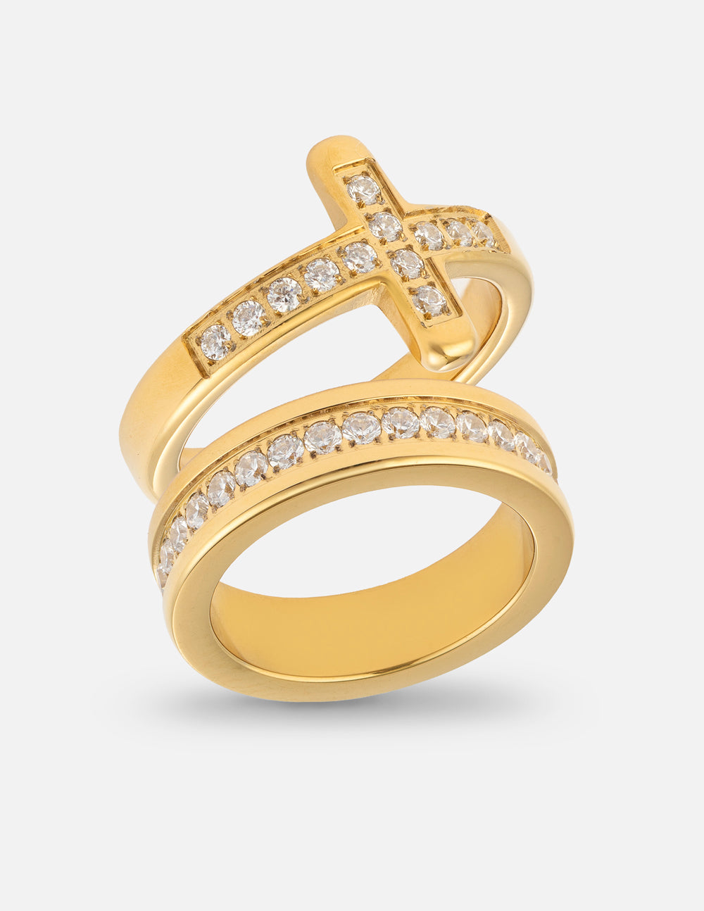 Elevated Faith Cross Eternity Gem Ring Set - AVBL MRKT (1)