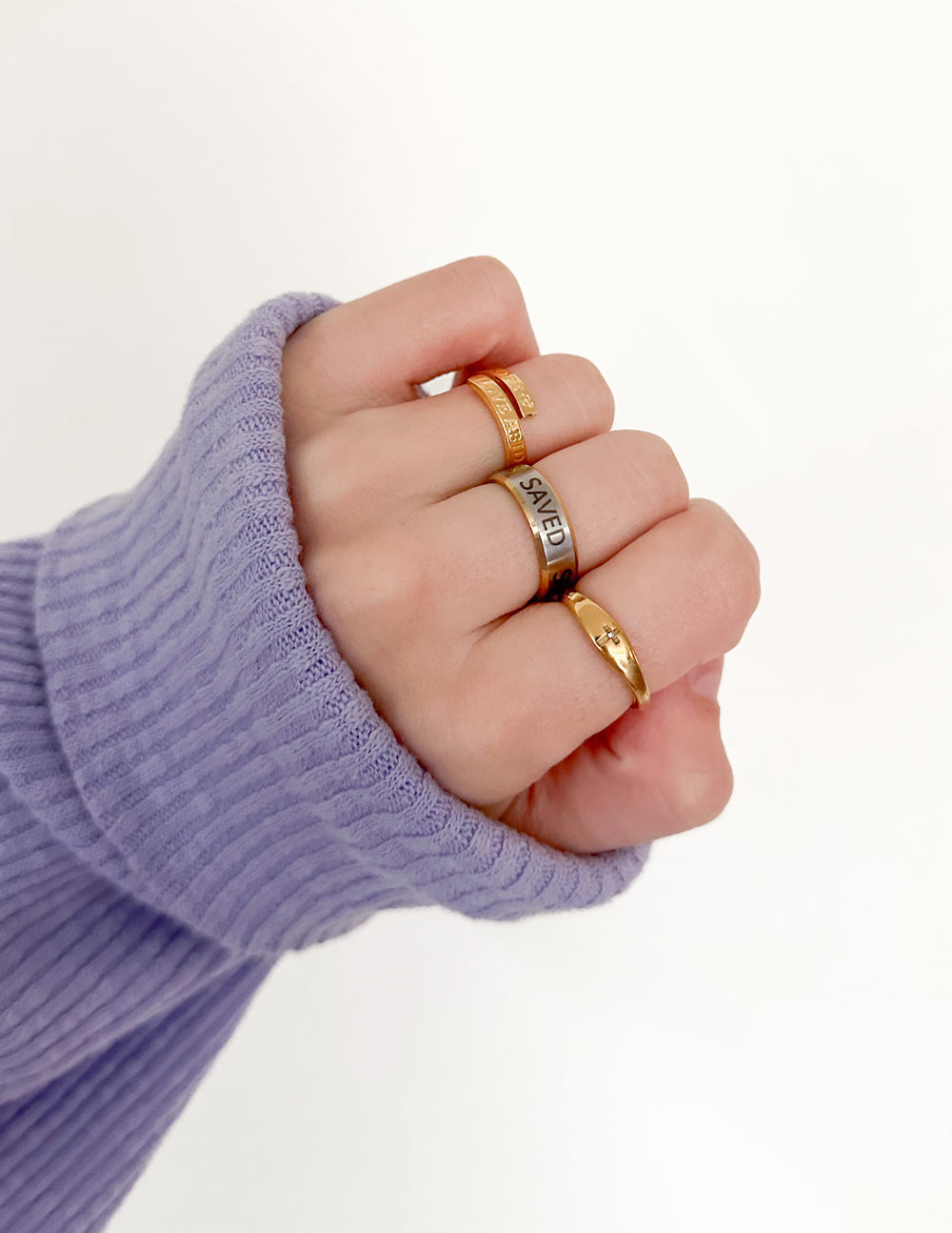 Elevated Faith Cross Gemstone Ring - AVBL MRKT (2)