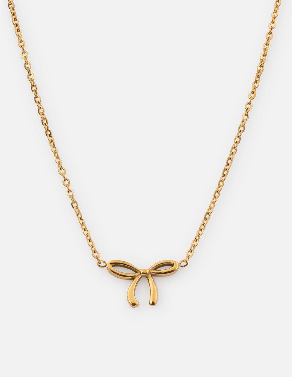 Elevated Faith Dainty Bow Necklace - AVBL MRKT (1)