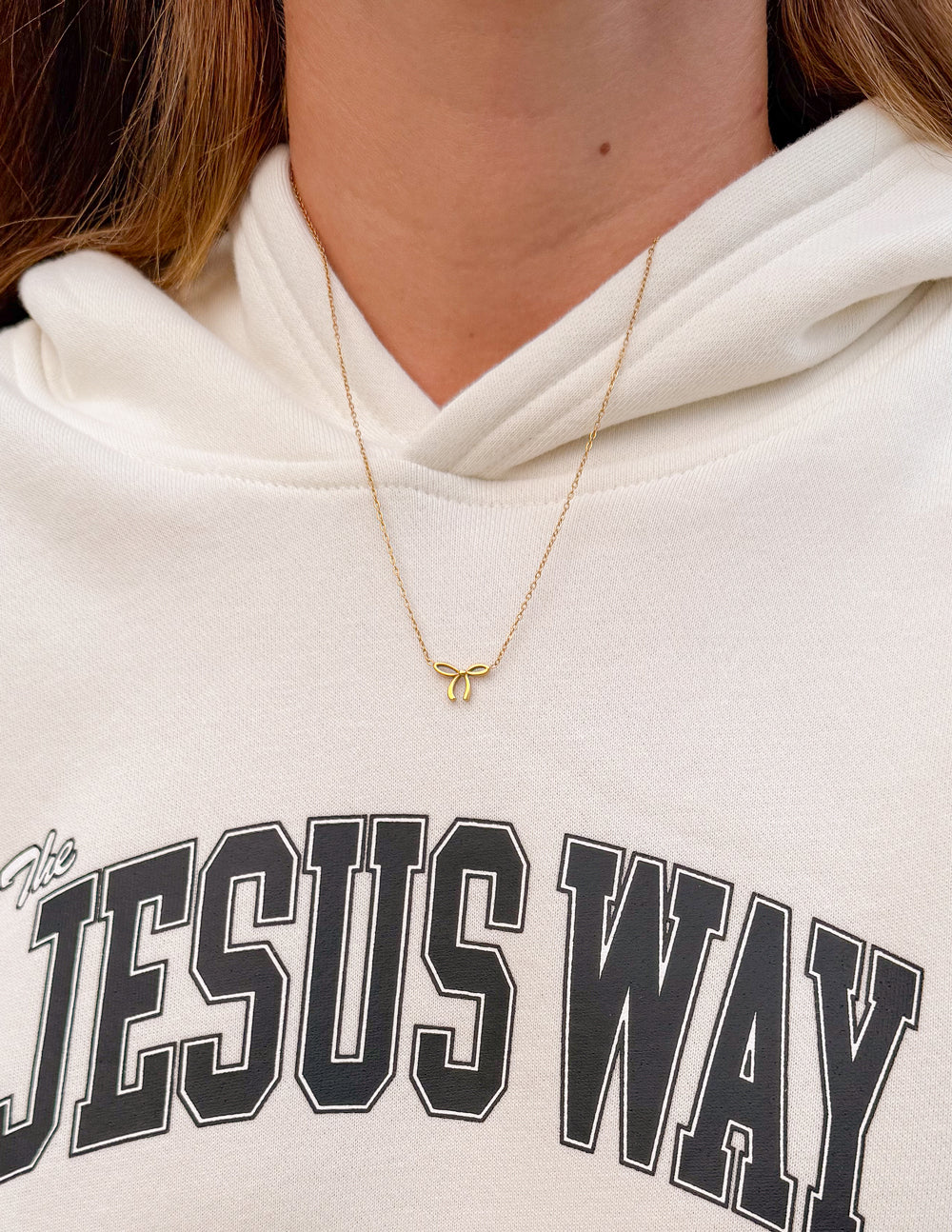 Elevated Faith Dainty Bow Necklace - AVBL MRKT (2)