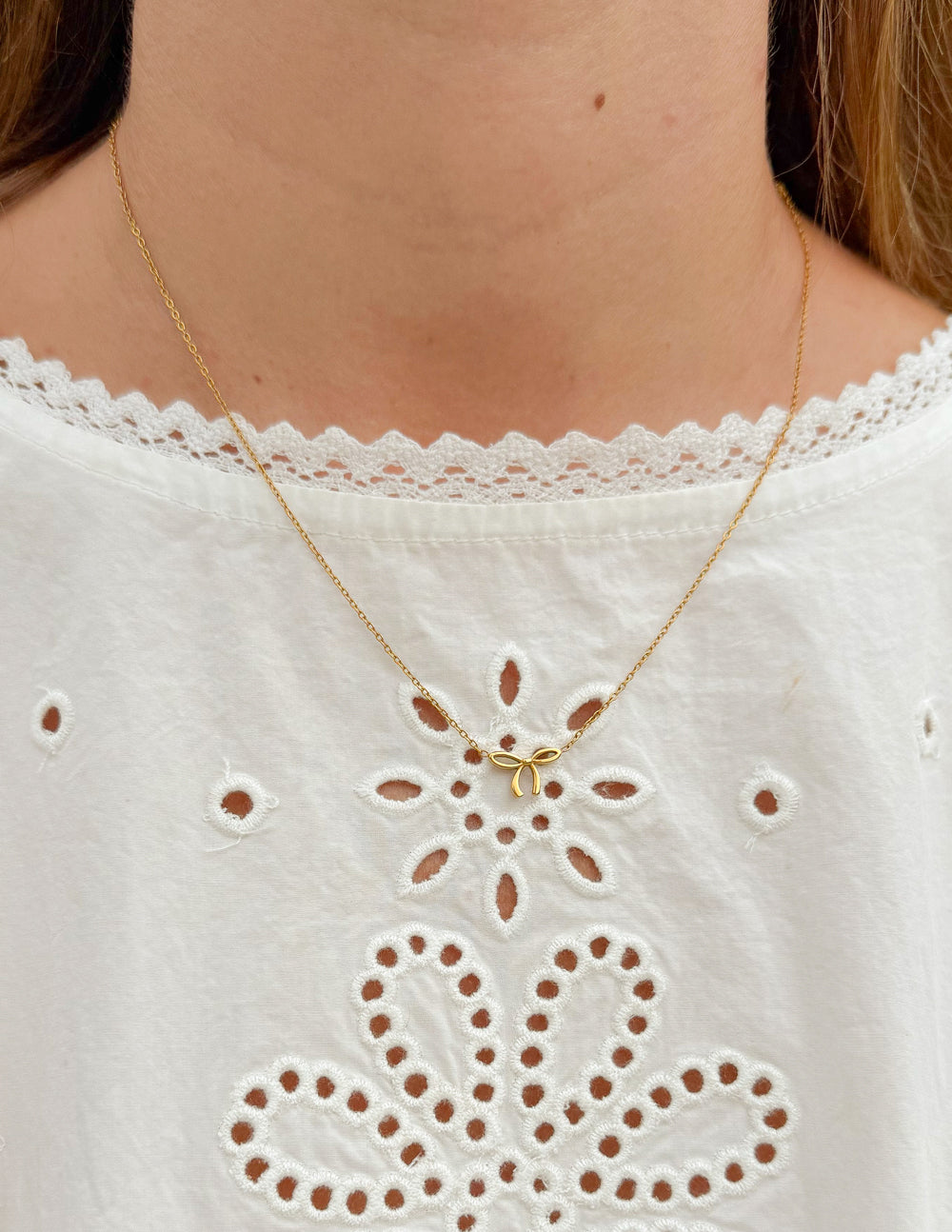 Elevated Faith Dainty Bow Necklace - AVBL MRKT (4)