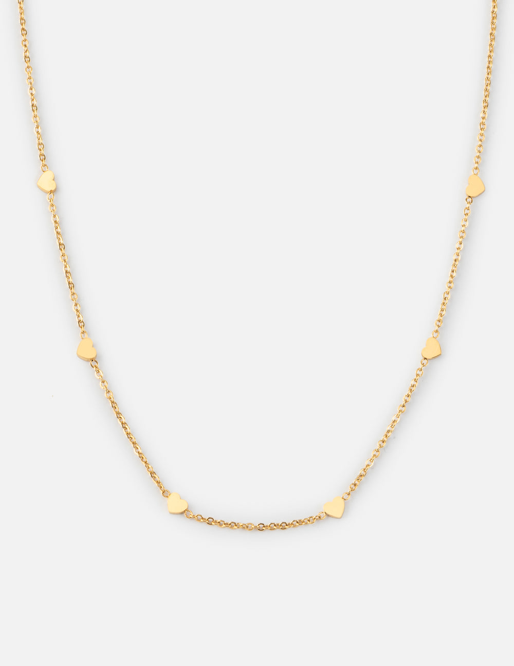 Elevated Faith Dainty Heart Link Necklace - AVBL MRKT (1)