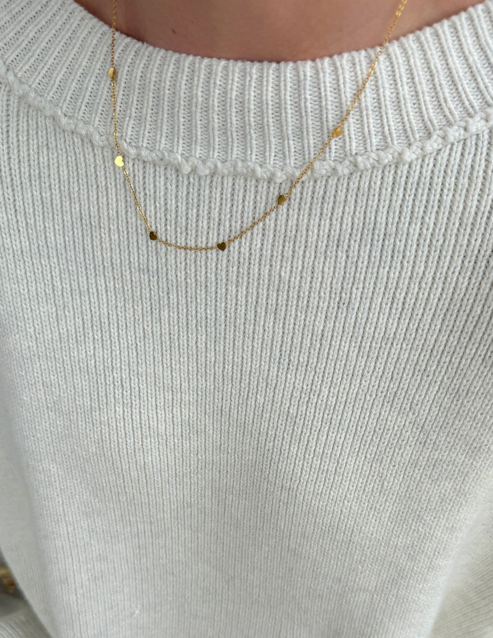 Elevated Faith Dainty Heart Link Necklace - AVBL MRKT (3)