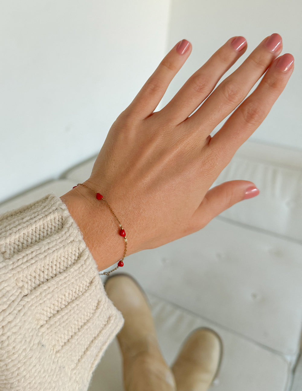 Elevated Faith Dainty Love Link Bracelet - AVBL MRKT (2)
