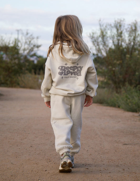 Elevated Faith Deeply Loved Kids Hoodie - AVBL MRKT (1)