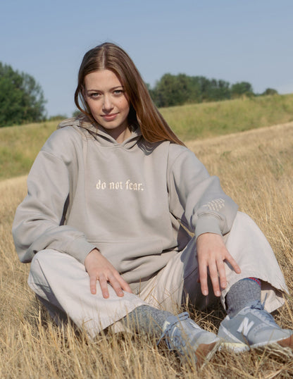 Elevated Faith Do Not Fear Grey Unisex Hoodie - AVBL MRKT (1)