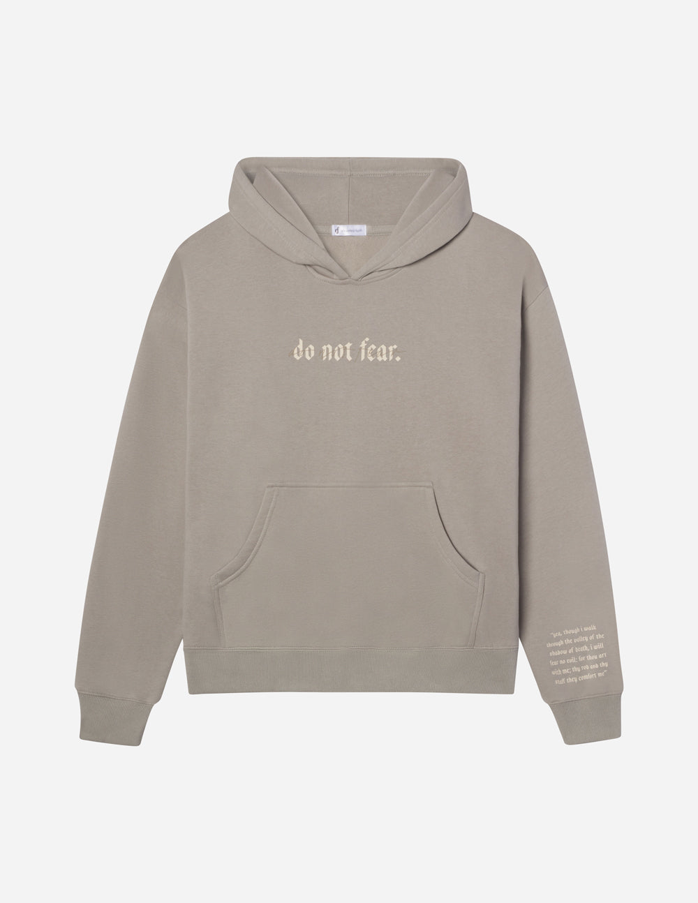 Elevated Faith Do Not Fear Grey Unisex Hoodie - AVBL MRKT (12)