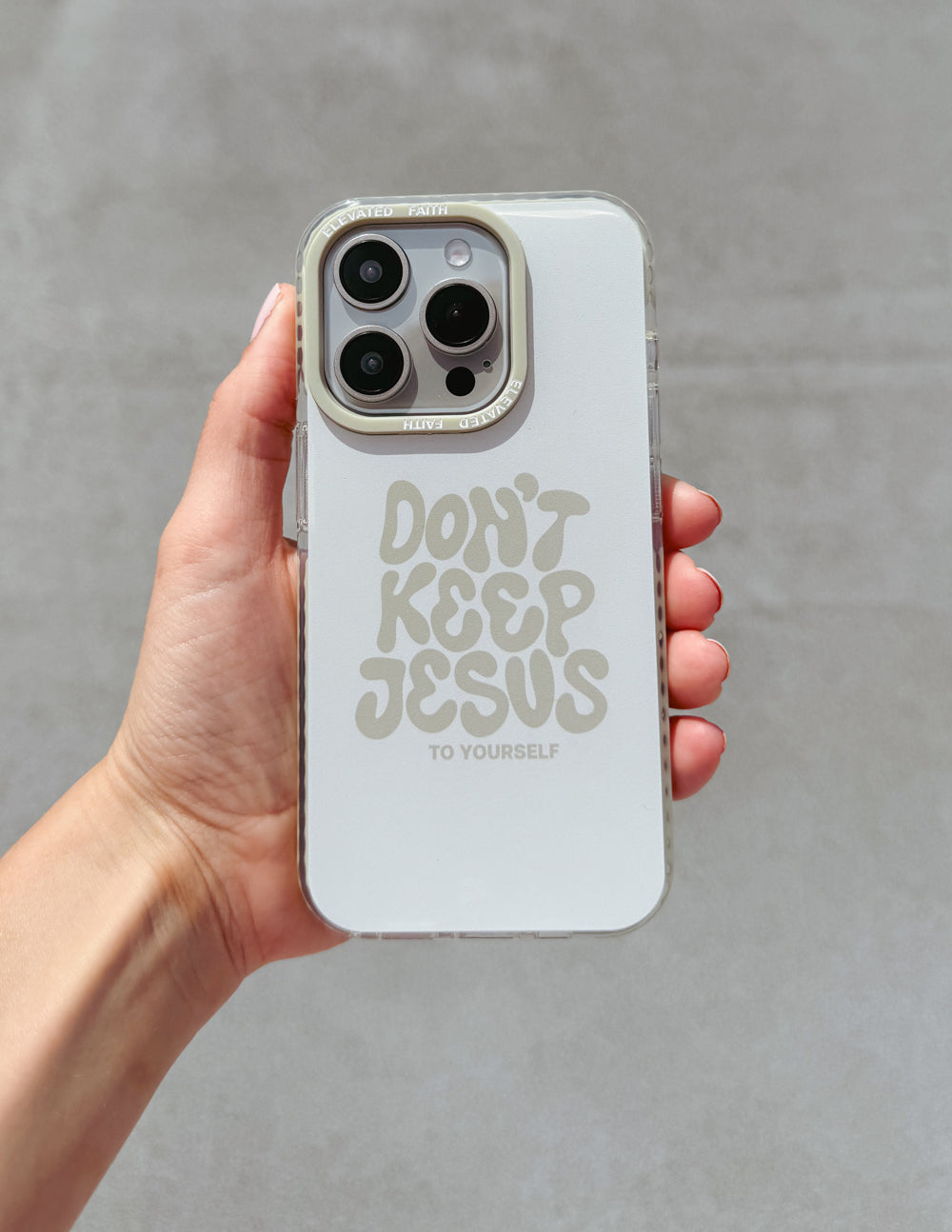 Elevated Faith Don't Keep Jesus to Yourself Phone Case - AVBL MRKT (2)
