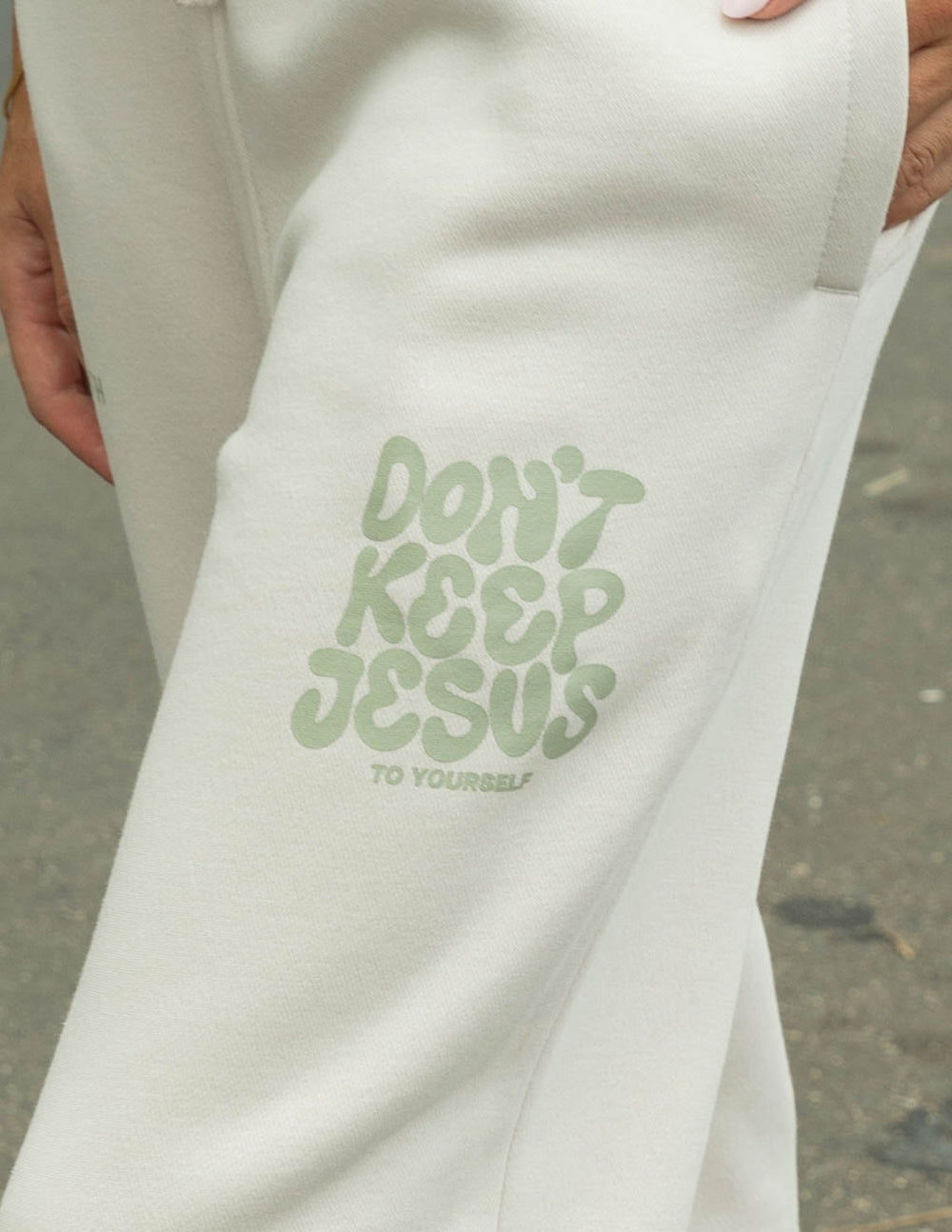 Elevated Faith Don't Keep Jesus to Yourself Unisex Sweatpant - AVBL MRKT (3)