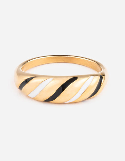 Elevated Faith Enamel Croissant Ring - AVBL MRKT (1)