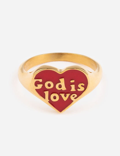Elevated Faith Enamel God is Love Ring - AVBL MRKT (1)
