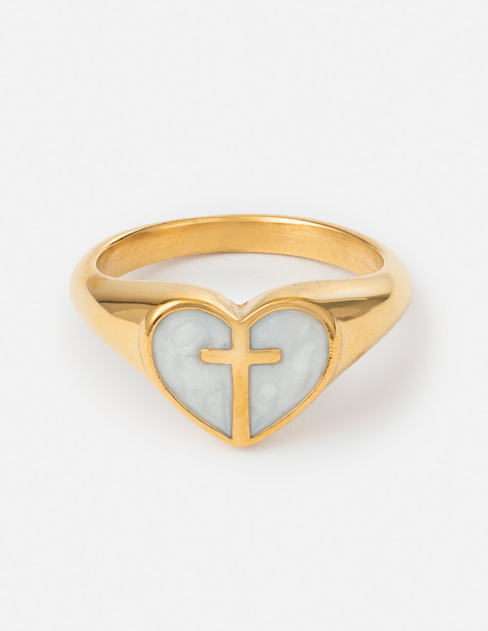 Elevated Faith Enamel Heart Cross Ring - AVBL MRKT (1)