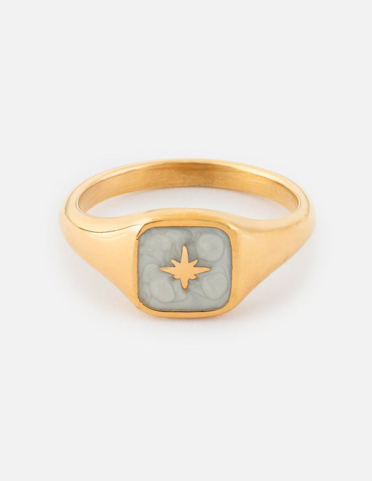 Elevated Faith Enamel North Star Ring - AVBL MRKT (1)