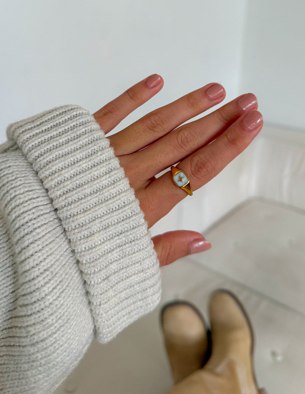 Elevated Faith Enamel North Star Ring - AVBL MRKT (2)