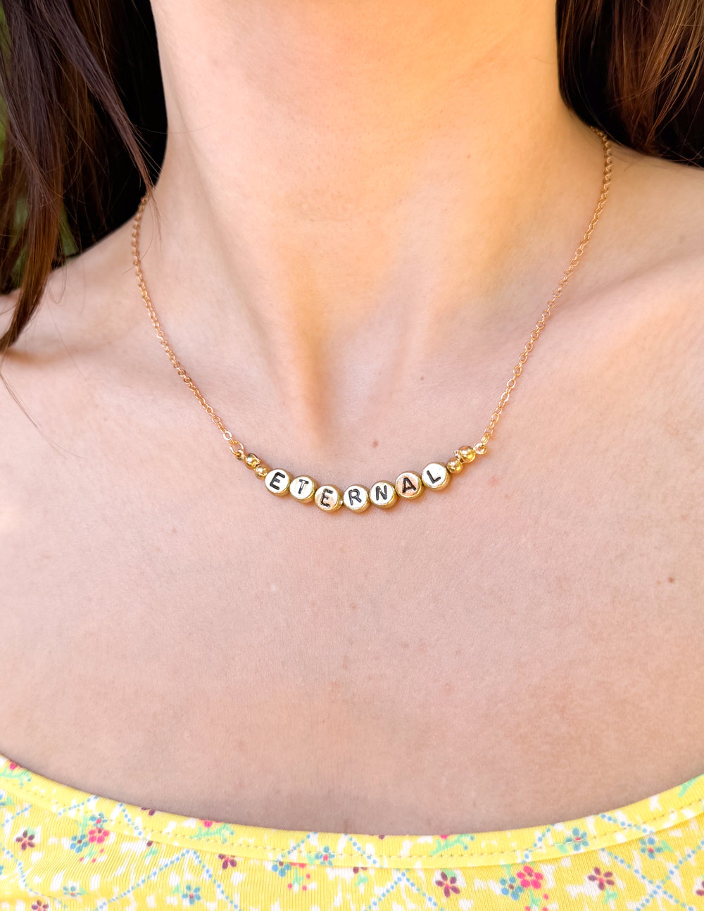 Elevated Faith Eternal Letter Necklace - AVBL MRKT (2)
