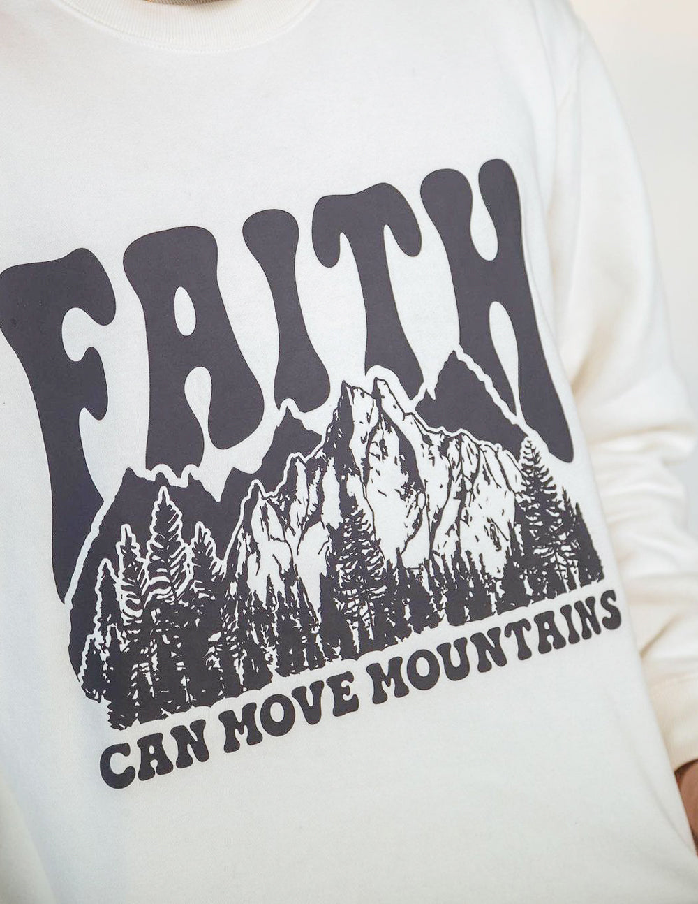 Elevated Faith Faith Can Move Mountains Unisex Crewneck - AVBL MRKT (5)