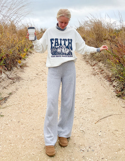 Elevated Faith Faith Can Move Mountains Unisex Crewneck - AVBL MRKT (8)