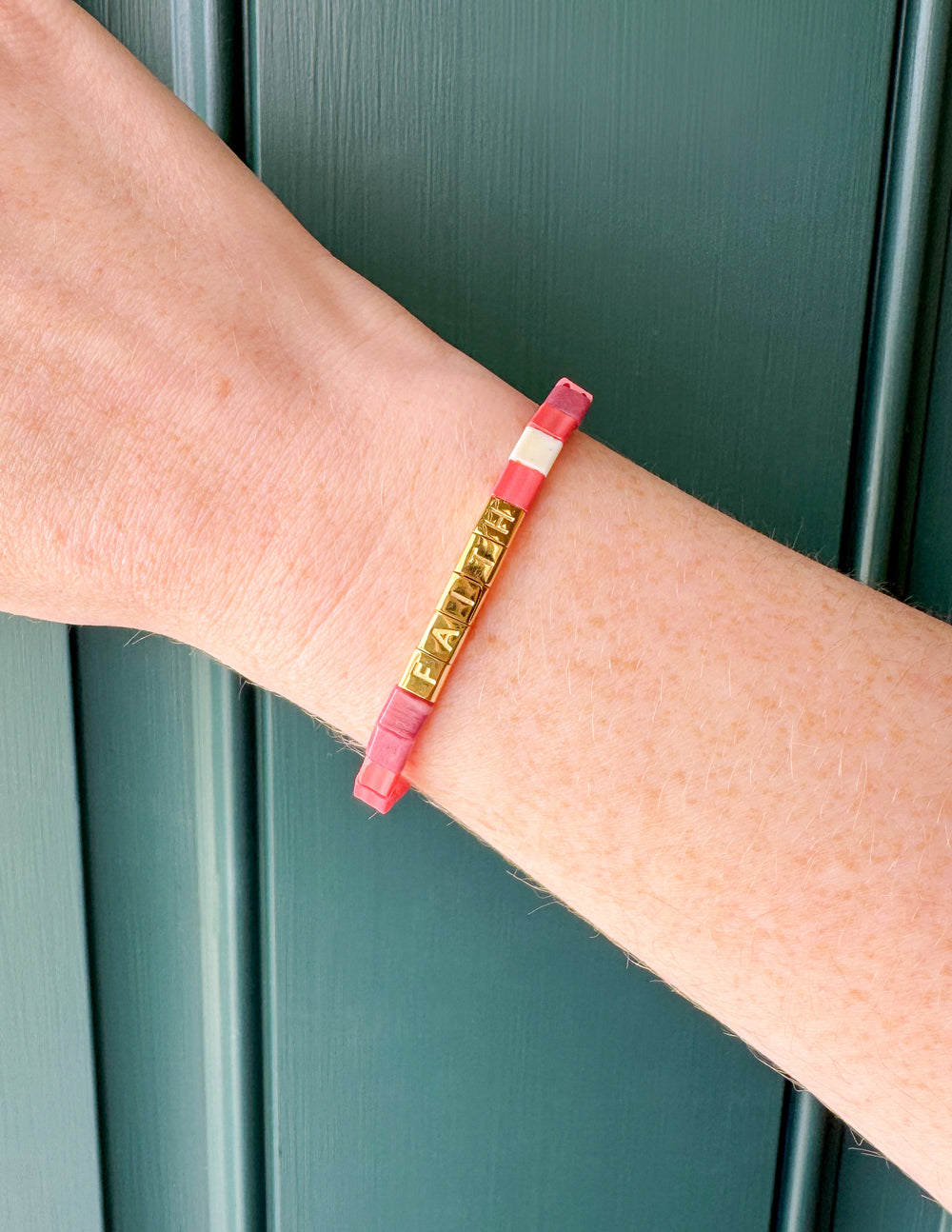 Elevated Faith Faith Tile Letter Bracelet - AVBL MRKT (2)