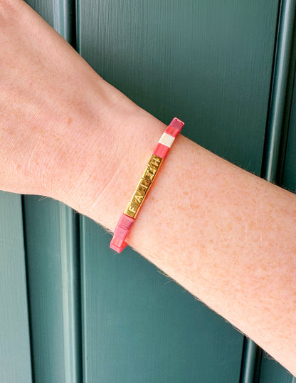 Elevated Faith Faith Tile Letter Bracelet - AVBL MRKT (2)