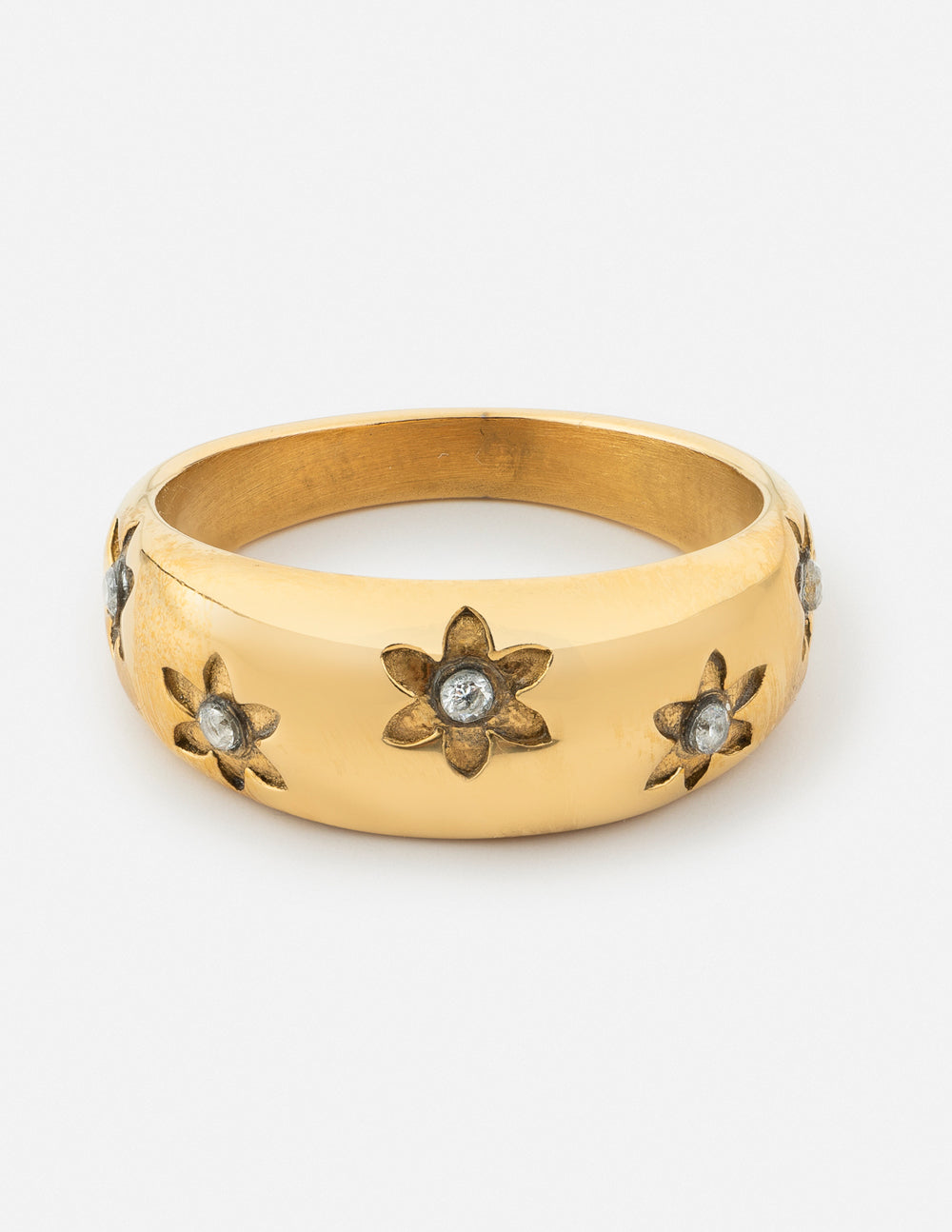 Elevated Faith Floral Dome Ring - AVBL MRKT (1)