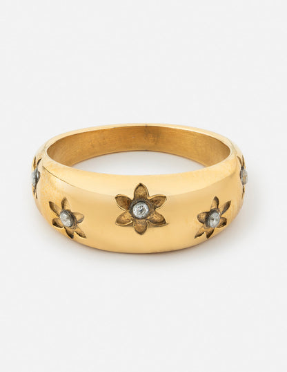 Elevated Faith Floral Dome Ring - AVBL MRKT (1)