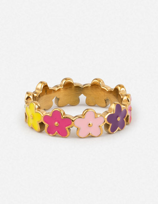 Elevated Faith Floral Enamel Ring - AVBL MRKT (1)