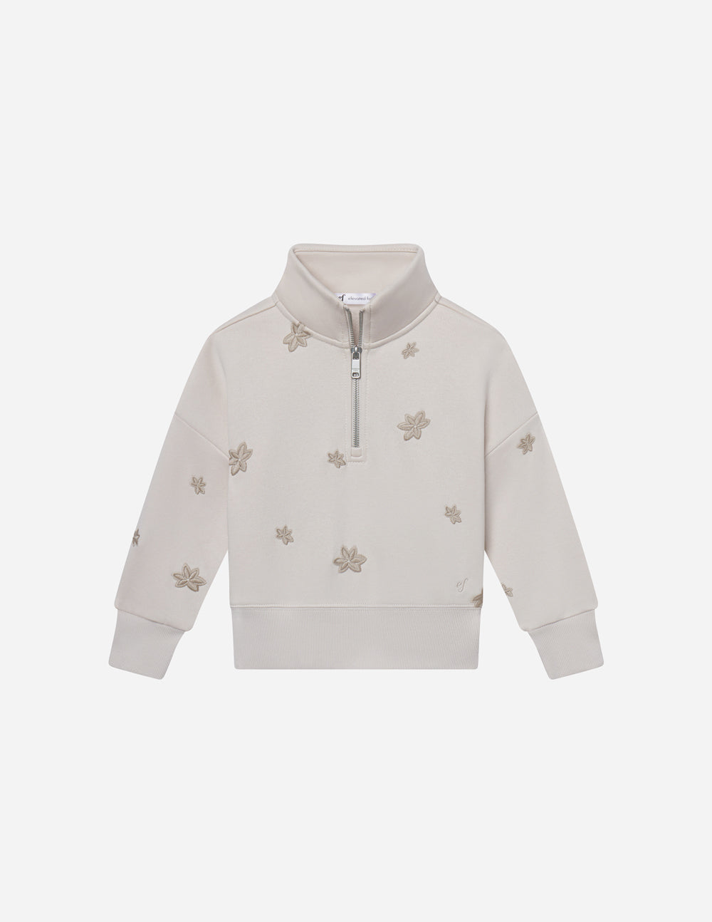 Elevated Faith Floral Kids Half-Zip - AVBL MRKT (1)