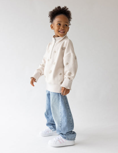 Elevated Faith Floral Kids Half-Zip - AVBL MRKT (7)