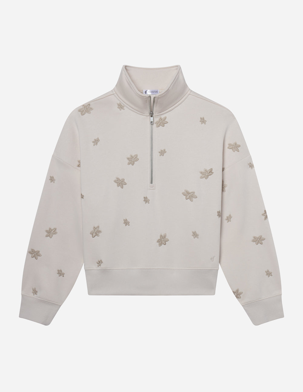 Elevated Faith Floral Women's Half-Zip - AVBL MRKT (1)
