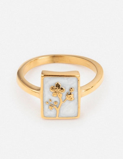 Elevated Faith Flower Rectangular Ring - AVBL MRKT (1)