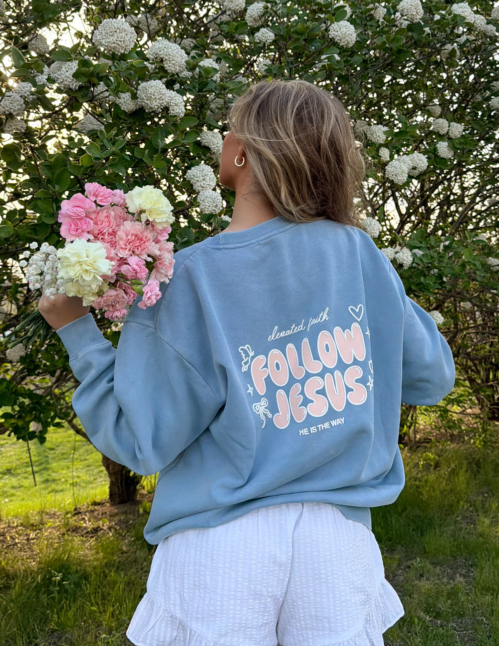 Elevated Faith Follow Jesus Unisex Crewneck - AVBL MRKT (1)