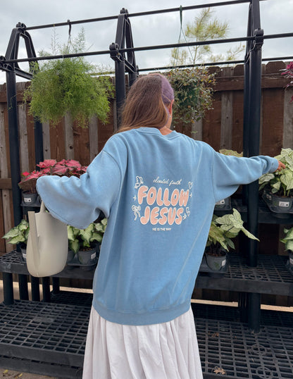 Elevated Faith Follow Jesus Unisex Crewneck - AVBL MRKT (5)