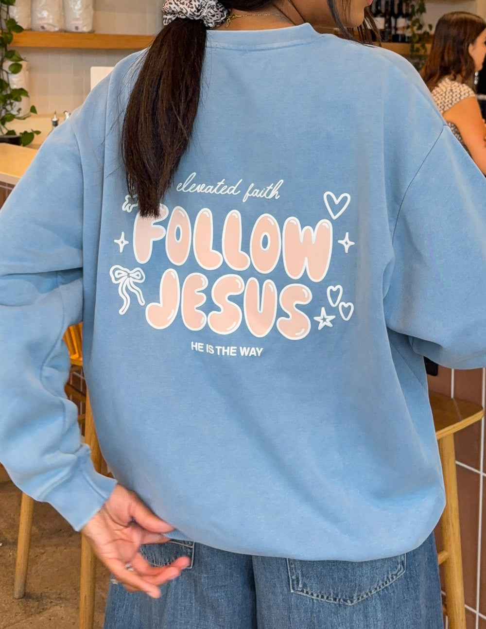 Elevated Faith Follow Jesus Unisex Crewneck - AVBL MRKT (7)