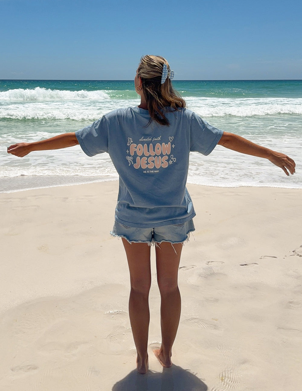 Elevated Faith Follow Jesus Unisex Tee - AVBL MRKT (2)