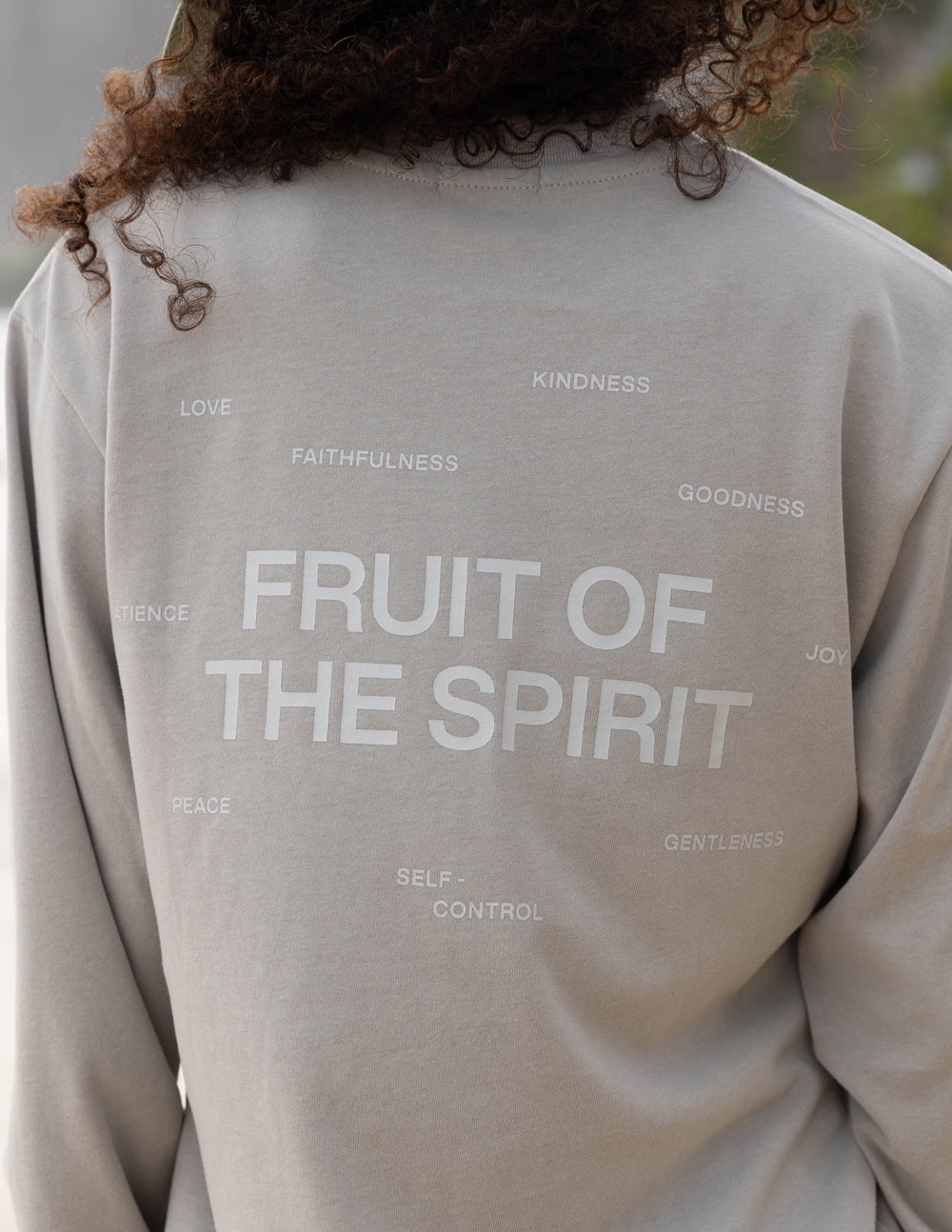 Elevated Faith Fruit of the Spirit Grey LS Unisex Tee - AVBL MRKT (12)