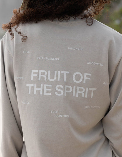 Elevated Faith Fruit of the Spirit Grey LS Unisex Tee - AVBL MRKT (12)