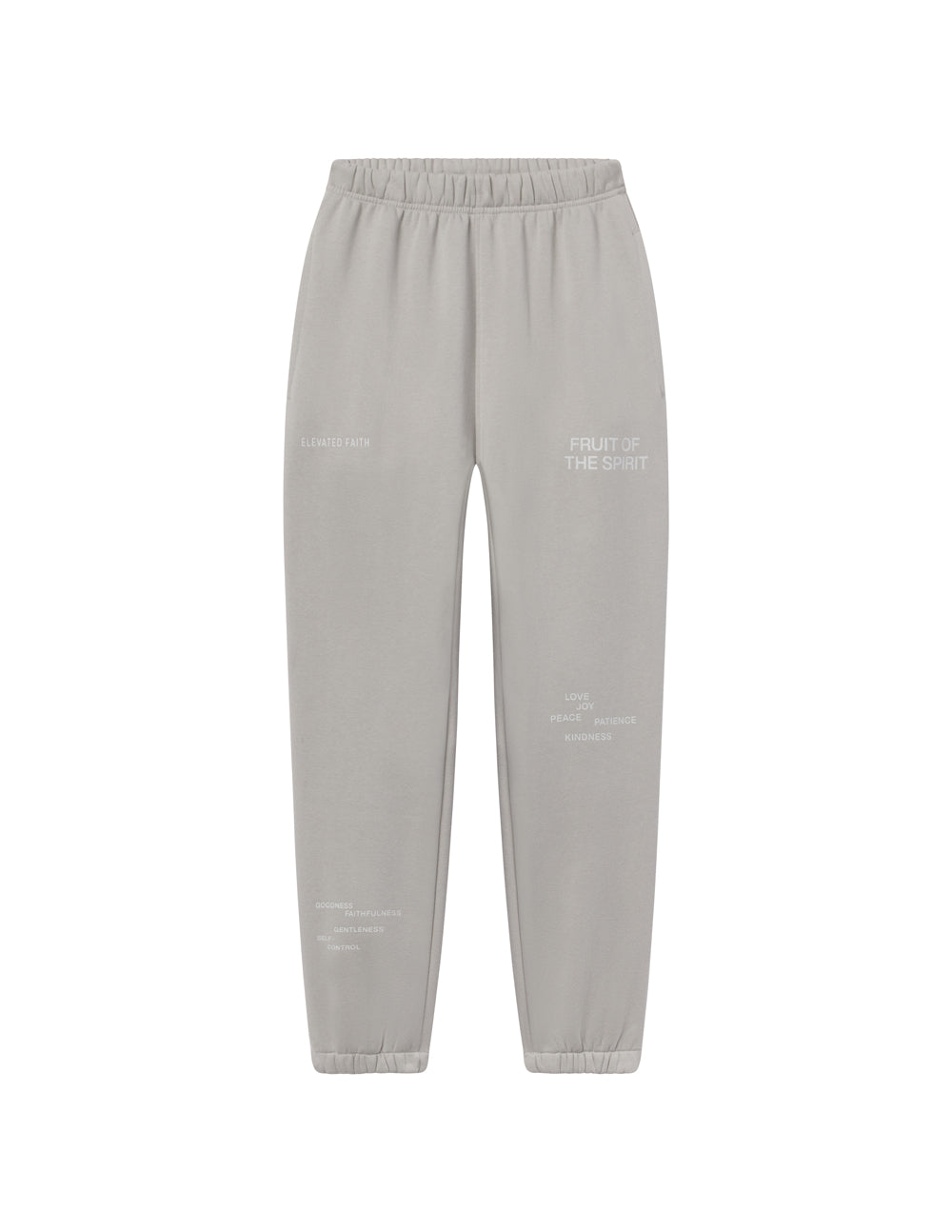 Elevated Faith Fruit of the Spirit Grey Unisex Sweatpant - AVBL MRKT (1)