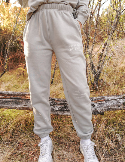 Elevated Faith Fruit of the Spirit Grey Unisex Sweatpant - AVBL MRKT (2)