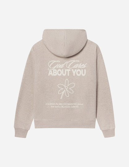 Elevated Faith God Cares About You Unisex Hoodie - AVBL MRKT (10)